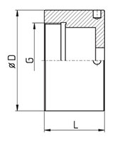 cap nut drawing